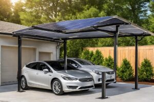 multipurpose residential solar carport